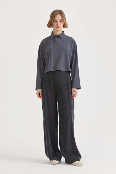 Nihan Lyocell palazzo pants black