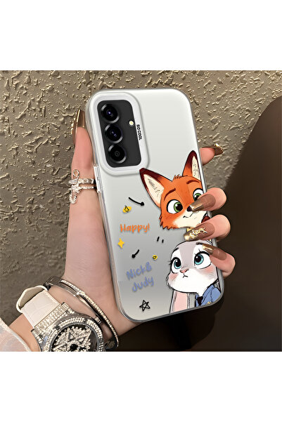 PATTERNOVA Samsung Galaxy A36/A56 Uyumlu Karikatür Animasyon Kılıf Sert Silik...