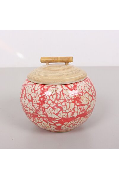 Mylamp Fanus Doğal Bambu Saklama Kutusu 13x13 cm