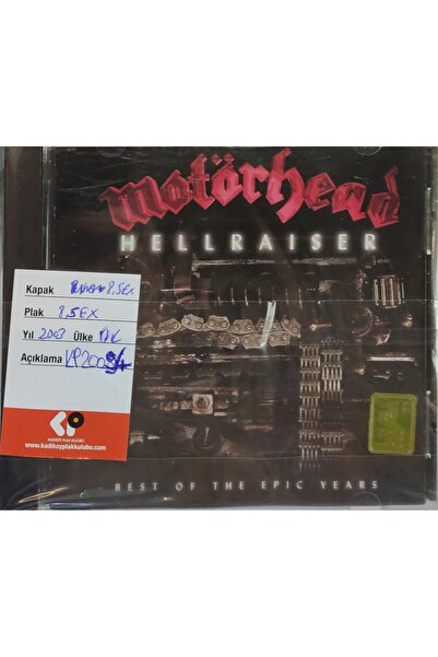 Epic DİKKAT CD !!! Motörhead – Hellraiser - Best Of The Years CD