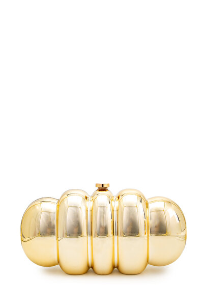 minebag Modern Design Mirror Surface Clutch Women's Evening Dress Bag Mack Gold