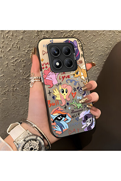 ARTISHELL Xiaomi Redmi Note 14 Pro 4G/5G Uyumlu çizgi film desenli, şık, darb...
