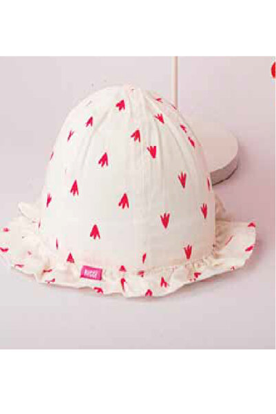 Kitti 1-4 Years Old Floral Patterned Girl's Maxi Hat
