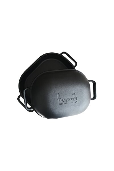 Naturpot Cast Iron Bread Baking Pot Uncoated Real Cast Iron