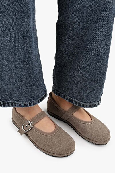 Shoeberry Γυναικείες μπαλαρίνες Annie Vizon Suede