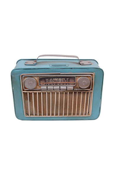 Otantik Çarşı Διακοσμητικός Μεταλλικός Ραδιοφωνικός Κουμπαράς 1210B-1101