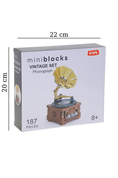 KESKİN SOUND Gramophone Building Blocks 187 Pieces