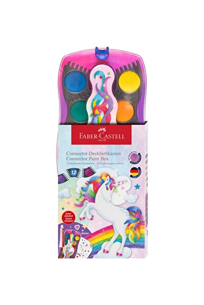 Faber Castell Faber-Castell Sulu Boya Connector Unicorn 12 Renk 5292125035000