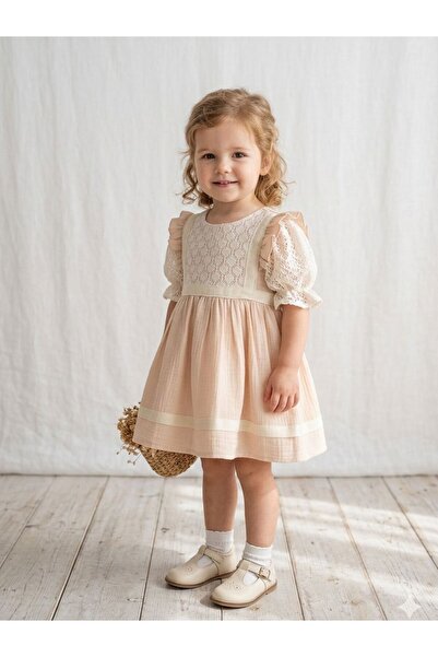 Cherrys Bebek Vintage Style Baby Girl Dress
