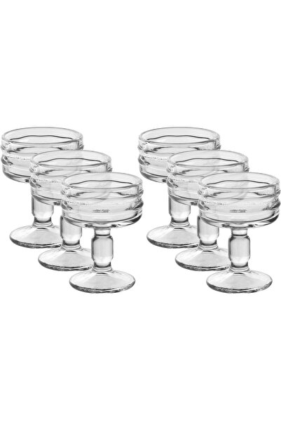 Alsaif Gallery Glass Serving Set Al Saif Gallery, 6 Pieces, Round, Base - Tra...