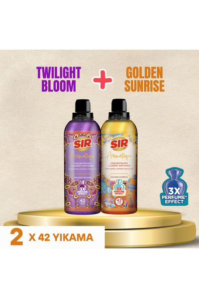 Sır Aromatique Konsantre Çamaşır Yumuşatıcısı Twilight Bloom + Golden Sunrise...