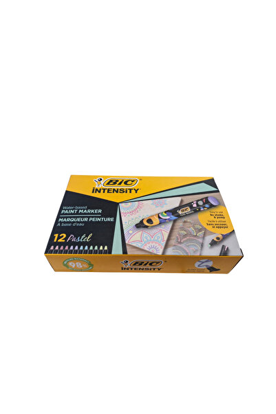 Bic Intensıty Paint Marker Kalem 12 Renk Karışık Pastel