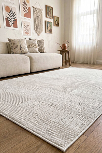 Patrin Modern Woven Carpet Living Room Kitchen Carpet Thick Textured Thick Carpet