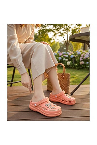 mersin md tekstil Γυναικείες παντόφλες χιαστί με ψηλή σόλα για γιατρούς, νοσο...