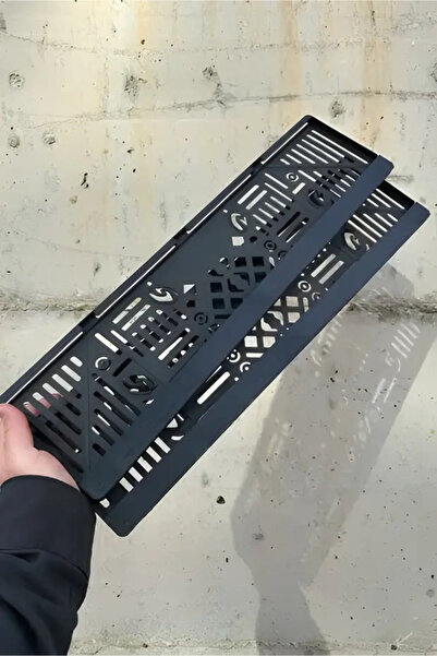 Parker Otomotiv A.Ş Boş Yazısız Siyah Çıta, Siyah Kasa Oto Plakalık 25 çift T...