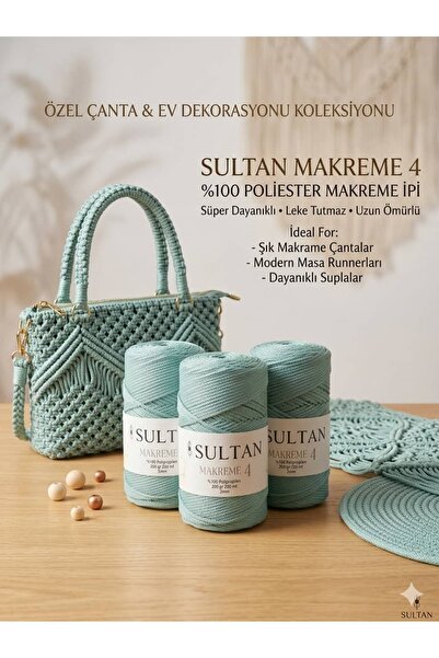 Sultan Makrome4 165 Mint Yeşili