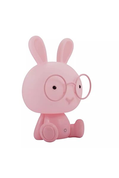 NiceKids Lampa de veghe pentru copii Iepuras Pink 23 cm