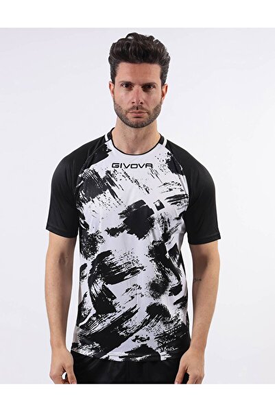 Givova Unisex sports T-shirt Art, White / Black