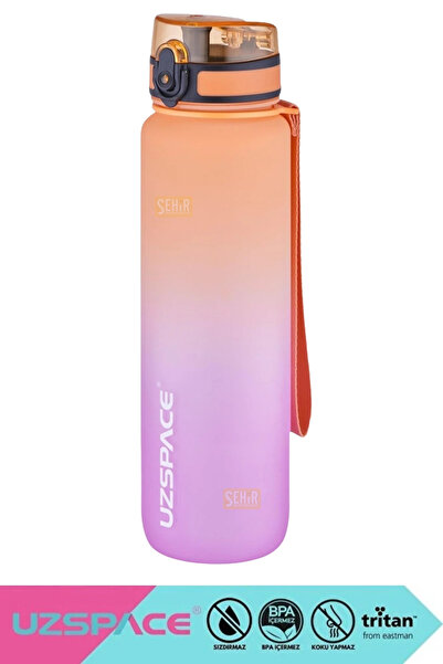 Uzspace 1000ml Yeni Çift Renk Sızdırmaz BPA İçermez Kilitlenebilir Kapaklı Mo...