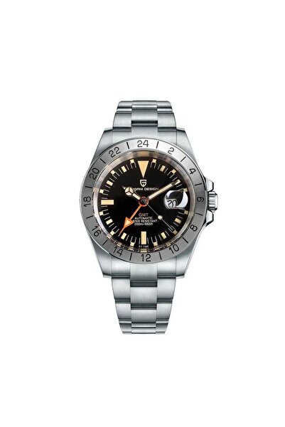 Pagani design PD-1693 Ανδρικό Αυτόματο GMT – 42mm, DG5833A, Ζαφείρι, Ατσάλι, ...