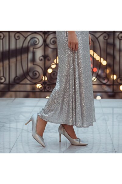 OEM Κομψά, ευέλικτα γυναικεία ψηλοτάκουνα παπούτσια με διακοσμητικές εφαρμογέ...