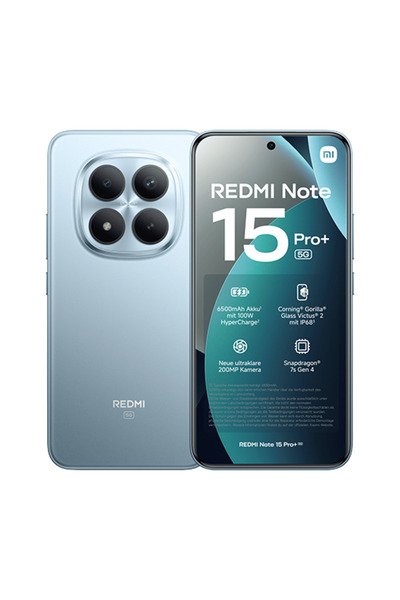 Xiaomi Redmi Note 15 Pro+ 5G Διπλή SIM 12GB RAM 512GB - Μπλε