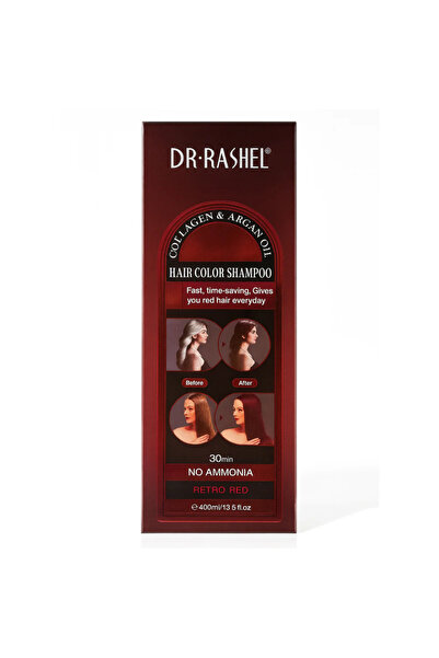 DR.RASHEL Δρ. Ράσελ Ρετρό Κόκκινο Σαμπουάν Βαφής – Κολλαγόνο & Έλαιο Αργκάν, ...