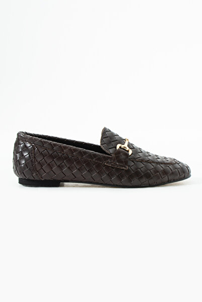 Sira Official Vento Brown Knitted Loafer