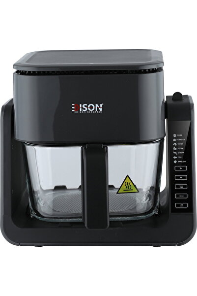 Edison Air Fryer and Grill, 1500W, 4L, Digital Screen, 7 Programs, AF538T - D...