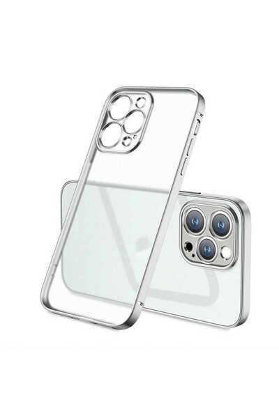 TheGencoo iPhone 13 Pro Max Compatible Tgco Matte Gbox Case-Silver