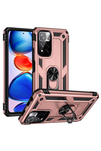 Generic Brand غطاء حماية TGCO Vega لهاتف Redmi Note 11 Pro Plus 5G - ذهبي وردي