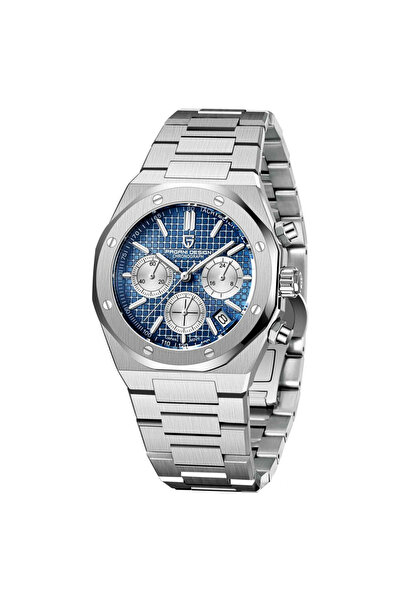 Pagani design PD-1707 Ανδρικός Χρονογράφος – 40mm, VK63, Ζαφείρι, Ατσάλι, Πολ...