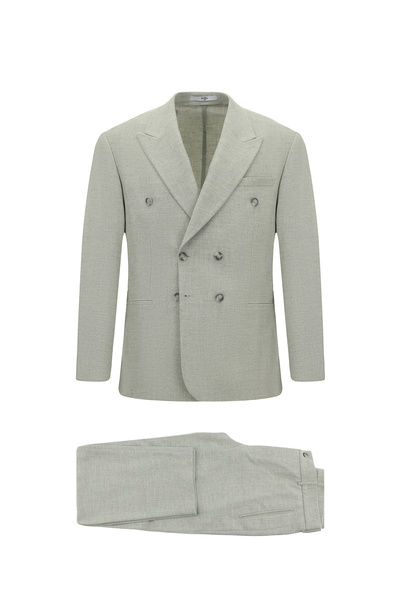 Kiğılı 6 Drop Milano Full Oversize Fit Full Oversize Cut Pointed Collar Wool ...