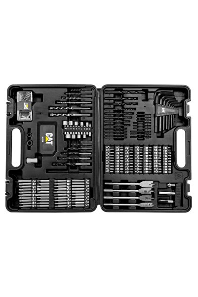 Cat Σετ 201 τεμαχίων και αξεσουάρ για μηχανή σπειροτόμησης CAT, πλαστική θήκη