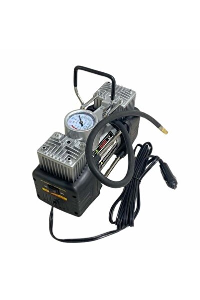 yugo Lastik Şişirme Hava Kompresörü Metal Çift Pistonlu 12V 150 Psi (TAMİR Kİ...