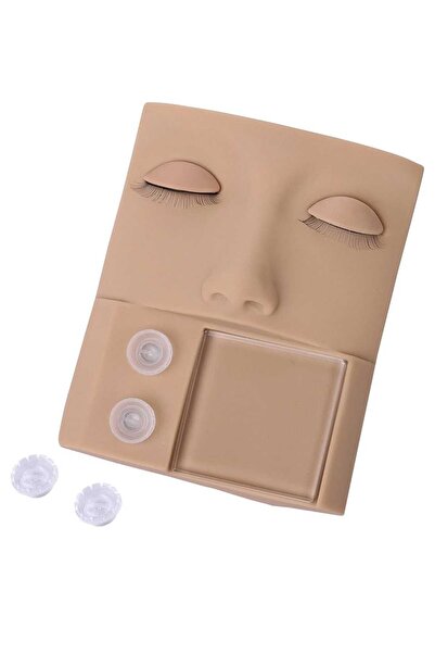 OEM Eyelash extension application practice mannequin (removable eyes)