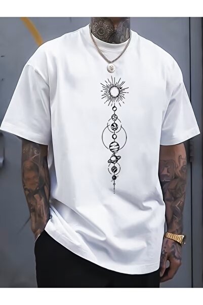 H&GHAMLEGİYİM Μπλουζάκι με στάμπα. Κοντομάνικο καλοκαιρινό & ανοιξιάτικο casu...