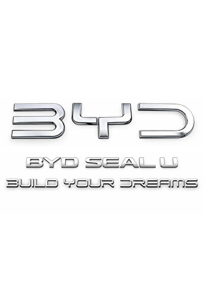 EDEXPORT مجموعة BYD Build Your Dreams SEAL U المكونة من 3 قطع من ملصقات الأمت...