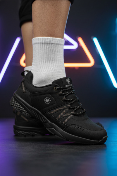 lumberjack MN-3947 Μαύρα Ανδρικά Άνετα Παπούτσια Sneaker για Καθημερινή Χρήση