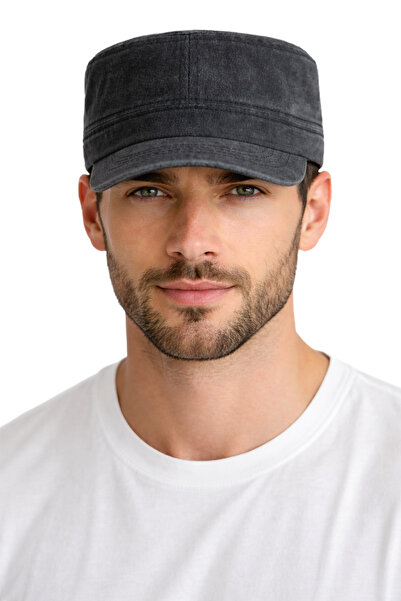 HatClub Exclusive قبعة كاسترو قابلة للغسل للرجال مع مشبك قابل للتعديل، قبعة س...