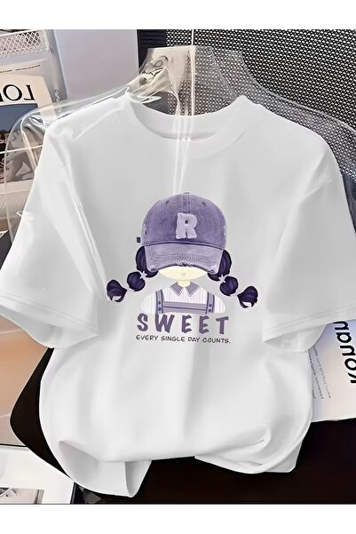 yombaa Μπλουζάκι με στάμπα. Κοντομάνικο καλοκαιρινό & ανοιξιάτικο casual τοπ,...