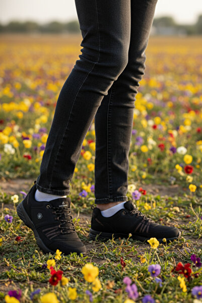 lumberjack MN-9604 Μαύρα Ανδρικά Άνετα Καθημερινά Αθλητικά Παπούτσια