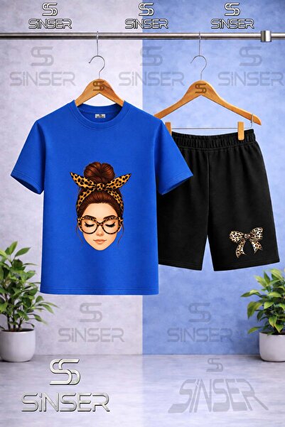 SS SİNSER Παιδικό T-Shirt με στάμπα KURDALE FULL FACE - Σετ με σορτς