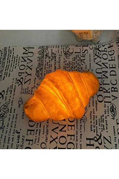 Arabest Croissant Night Light,Bread Shape LED Lamp,Decorative Battery-Powered...
