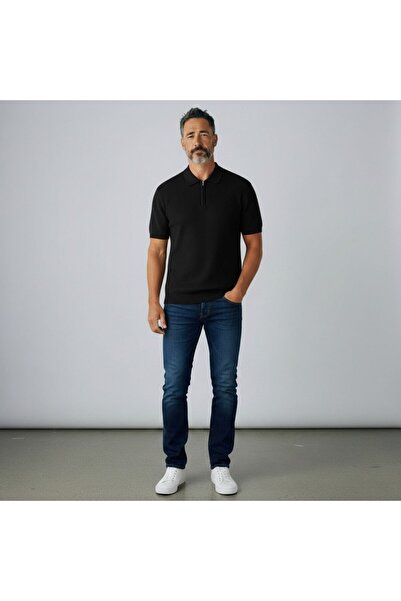 WALKONT DYNAMO 368 ΜΑΥΡΟ ΑΝΔΡΙΚΟ ΜΠΛΟΥΖΑΚΙ ΠΟΛΟ ΜΕ ΓΙΑΚΑ