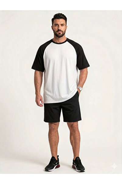 AEMİ Ανδρικό Σετ με Μπλούζα και Σορτς με Μανίκια Ρεγκλάν