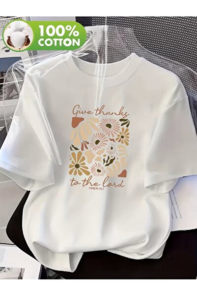 H&GHAMLEGİYİM Μπλουζάκι με στάμπα. Κοντομάνικο καλοκαιρινό & ανοιξιάτικο casu...