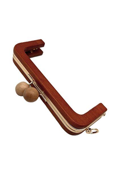 angel çanta aksesuar Ξύλινα εργαλεία 20 εκ. σε μεσαίο ξύλινο χρώμα με μεταλλι...