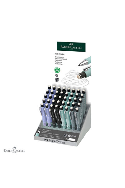 Faber Castell Display cu 40 de creioane mecanice Faber-Castell Poly Matic 2, ...