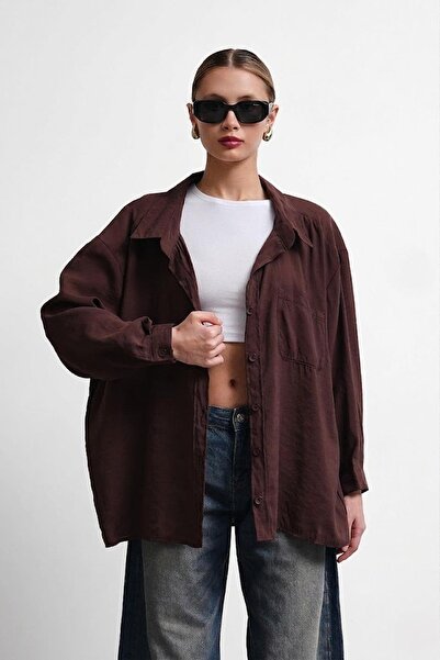 Jaglion Πουκάμισο Oversize από Τένσελ Πρέμιουμ